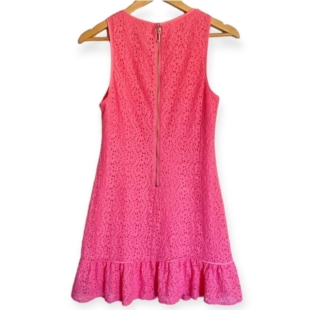 Juicy Couture Floral Lace Ruffle Sleeveless Dress - Picture 3 of 11